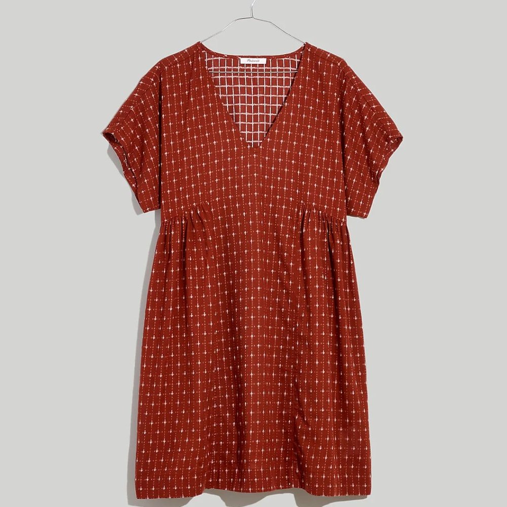 Madewell - Jacquard Dolman-Sleeve Mini Dress - Size XSmall